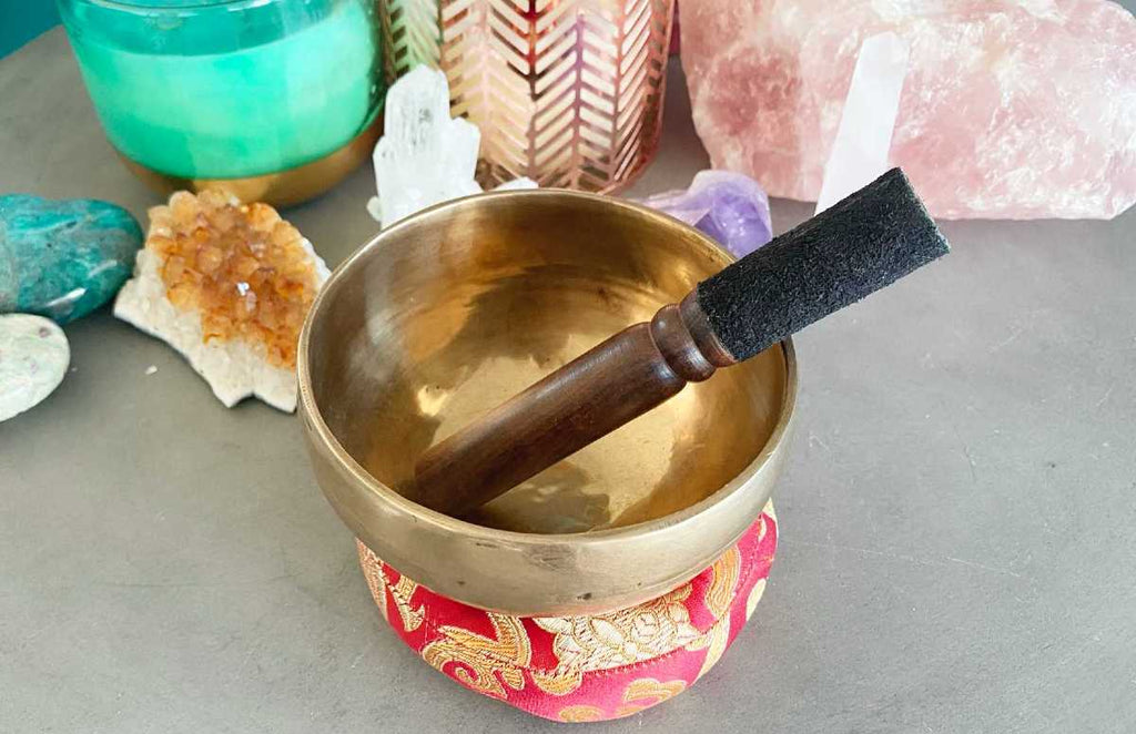 How to Cleanse Crystals with a Singing Bowl
