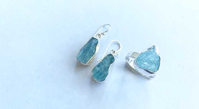 Aquamarine jewellery