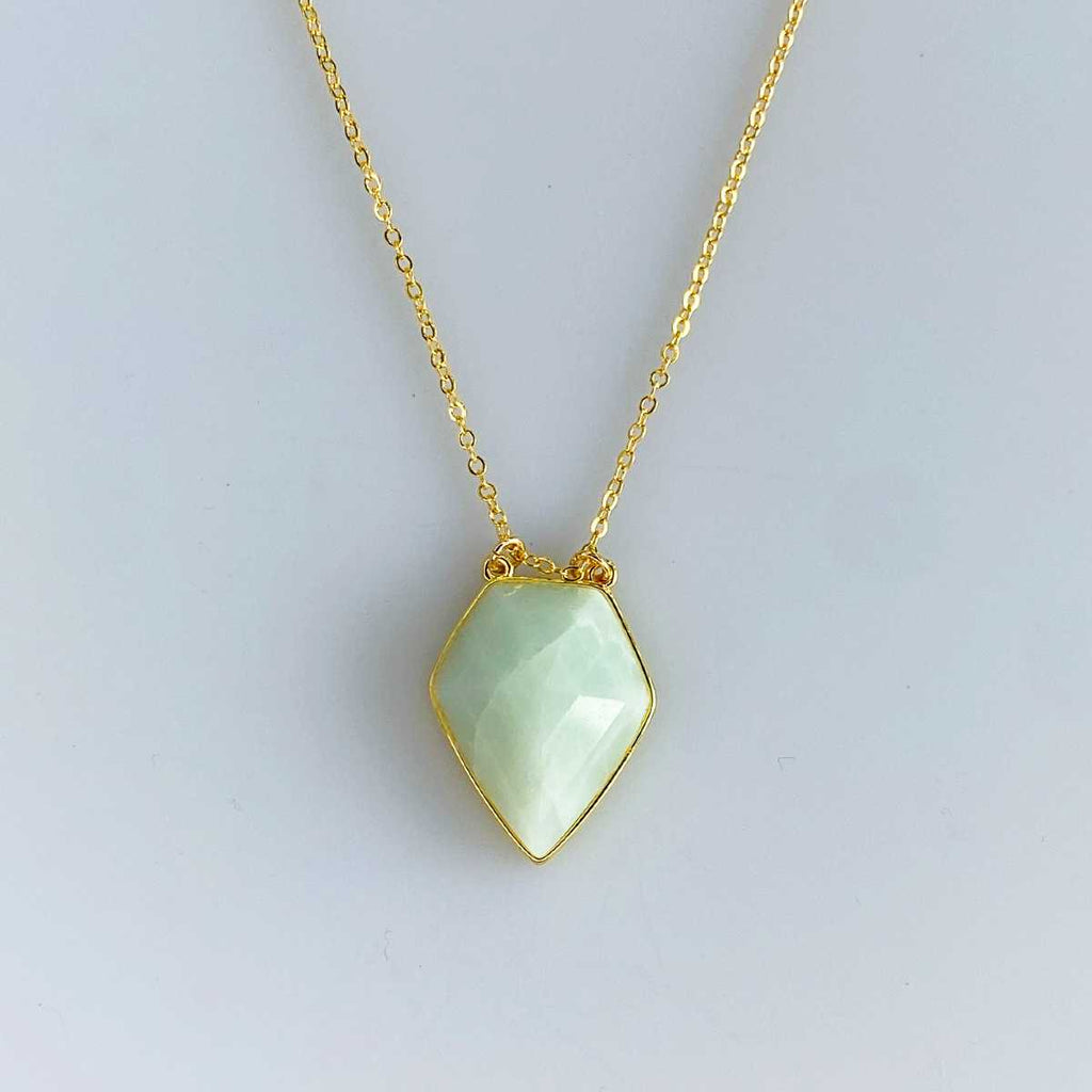 Amazonite arrowhead pendant necklace - Love To Shine On