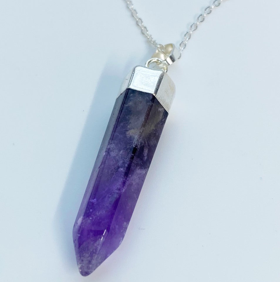 Amethyst point necklace - Love To Shine On