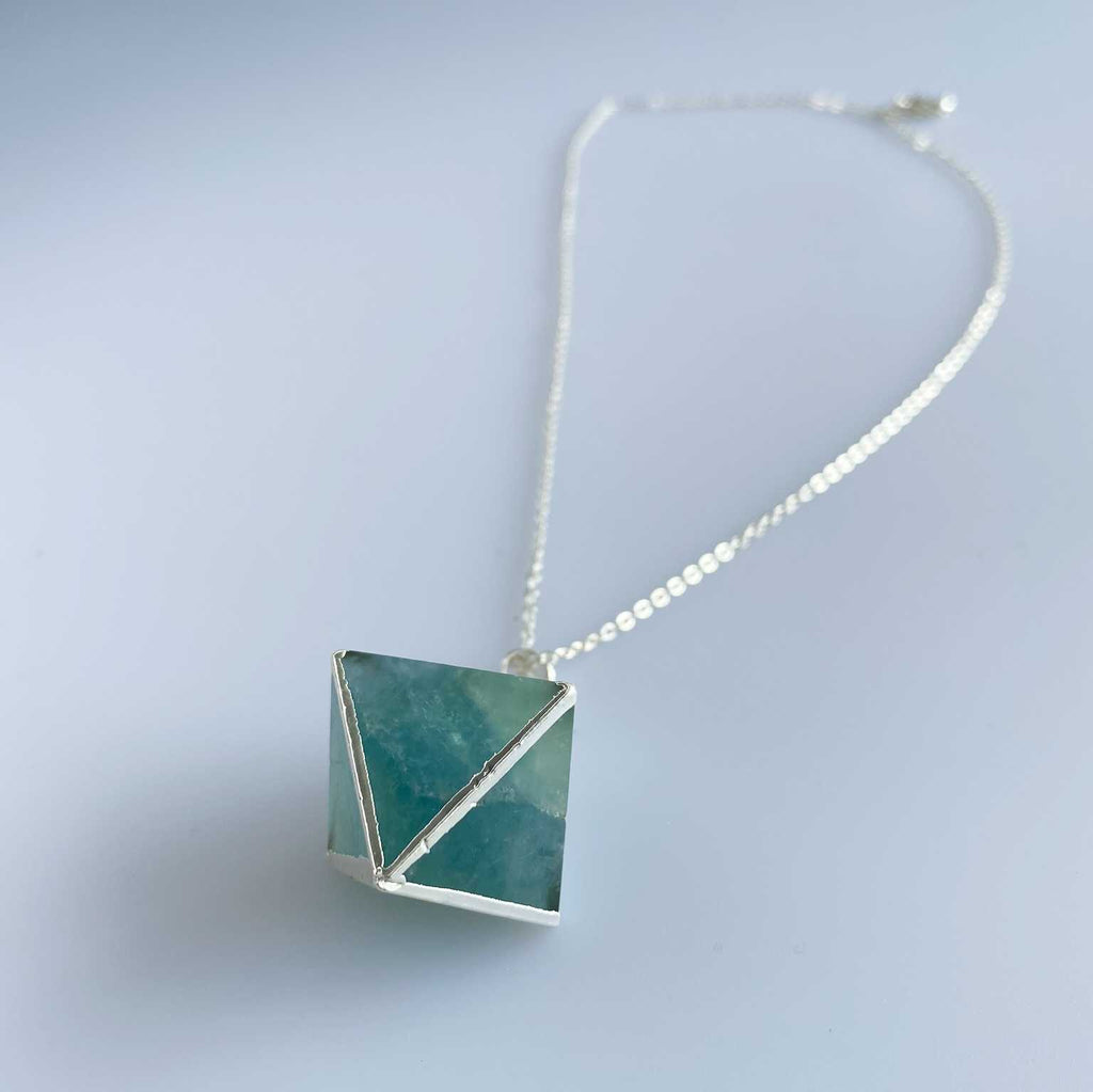 Fluorite crystal necklace - Love To Shine On