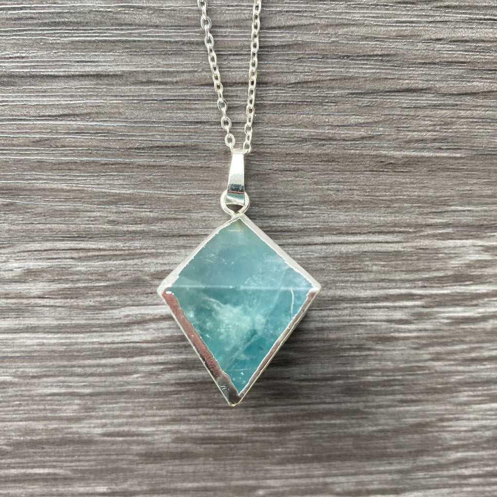 Fluorite crystal necklace - Love To Shine On