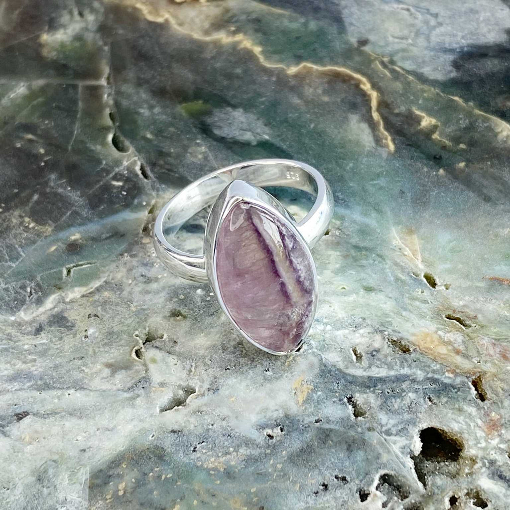 Fluorite silver ring - Love To Shine On