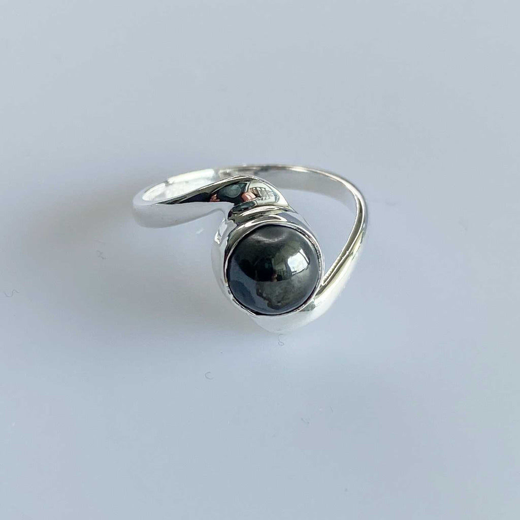 Hematite silver ring - Love To Shine On