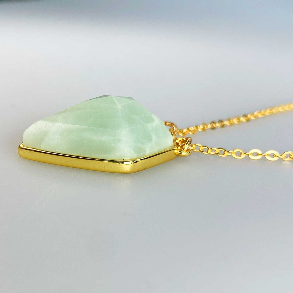 Amazonite arrowhead pendant necklace - Love To Shine On