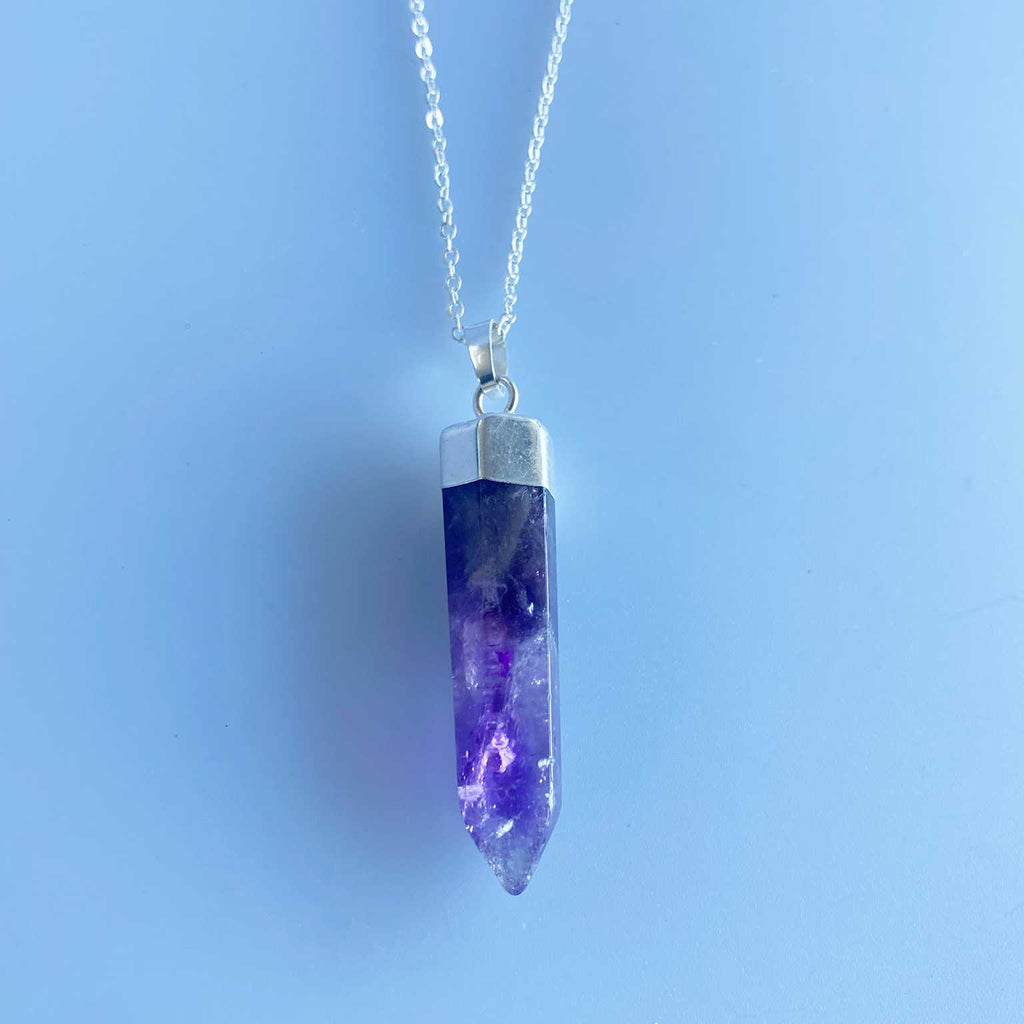 Amethyst point necklace - Love To Shine On